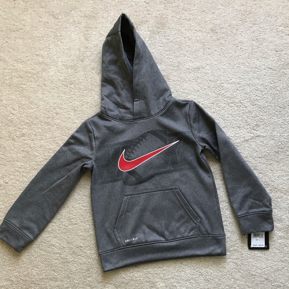 NIKE BOYS SIZE 4 FOOTBALL PULLOVER HOODIE - Picture 3 of 3